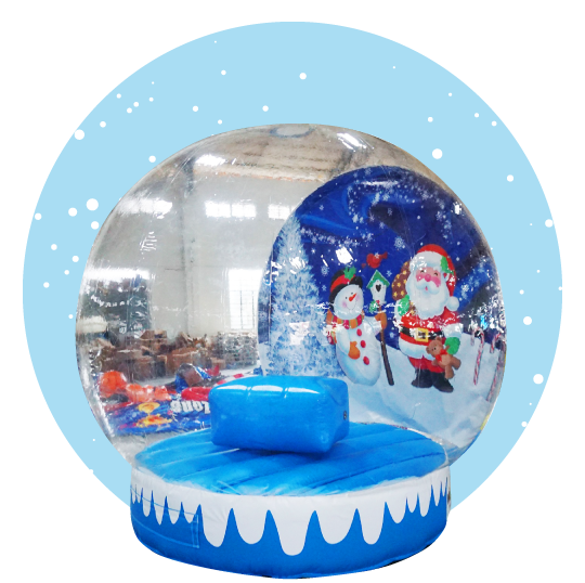 Castillos hinchables de Navidad - Castillo de Bola de Nieve