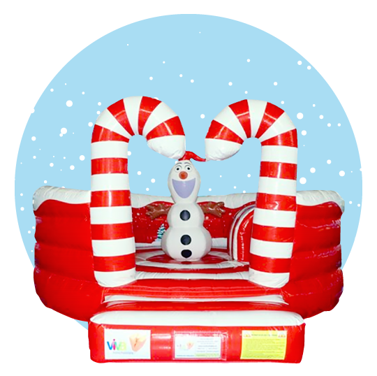 Castillos hinchables de Navidad - Castillo de Muñeco de Nieve Olaf de frozen